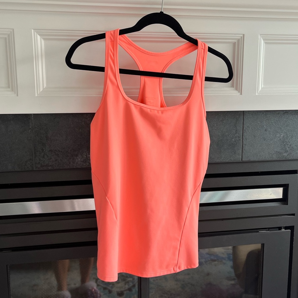 Vibrant Coral Tank Top
